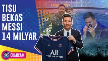Heboh Tisu Bekas Air Mata Lionel Messi Dijual Harga 14 Miliar, ini Komentar Selebriti Tanah Air